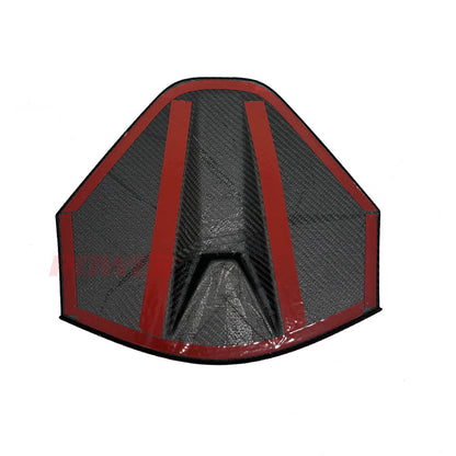 Dry Carbon Fiber Roof Camera Cover Trim for 2020+ Chevrolet Corvette C8 Stingray Z51 Z06 Coupe (2LT 3LT)