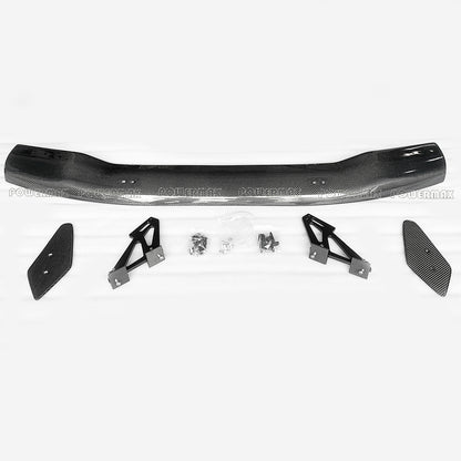 Dry Carbon Fiber Rear Trunk Spoiler Wing A Style for 2020+ Chevrolet Corvette C8 Stingray Z51 Z06 Coupe Convertible