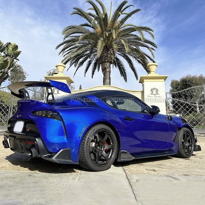 DRY CARBON FIBER A V2 STYLE REAR TRUNK SPOILER FOR 2020+ TOYOTA GR SUPRA A90 A91 MKV