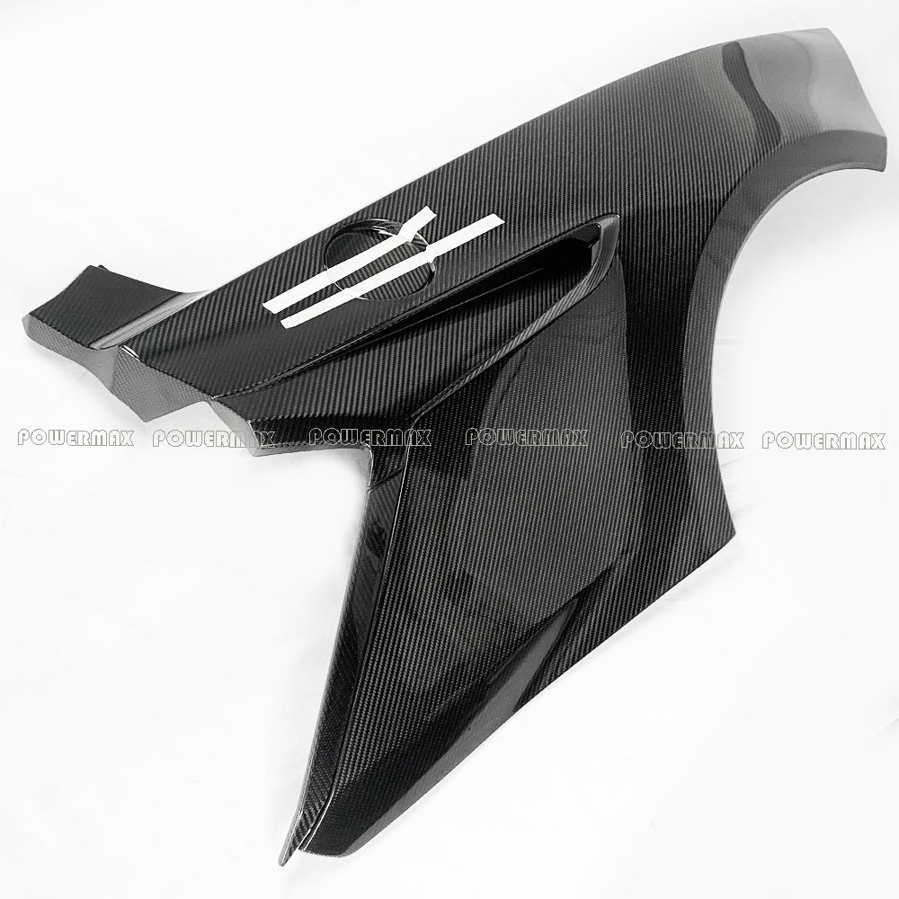 DRY Carbon Fiber Rear Quarter Panels for 20-Up Corvette C8 Z06 ZR1 Style Rear Side Fenders