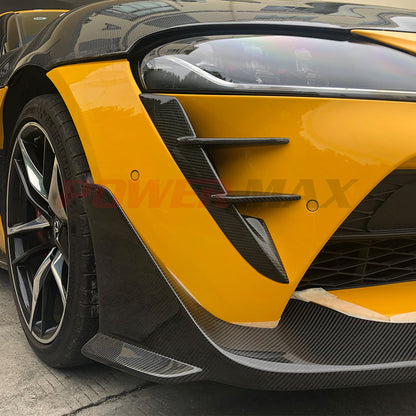 High Quality Body Kit Carbon Fiber Front Lip Side Skirts Rear for GR Supra A90 A91 Front Canards