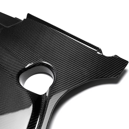 Dry Carbon Fiber Front Trunk Frunk Cover Trim Replacement for 2020+ Chevrolet Corvette C8 Stingray Z51 Z06 Coupe Convertible