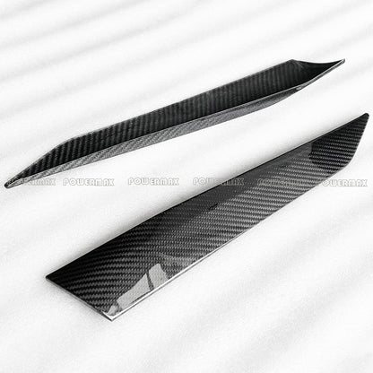 Dry Carbon Fiber Side Fender Vent Door Handle Boomerang Covers For Chevrolet Corvette C8 Stingray 2020+