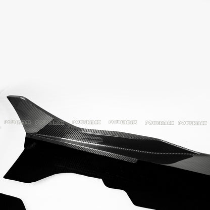 PM Style Carbon Fiber Side Skirts Rocker Panel Extensions For Chevrolet Corvette C8 2020+