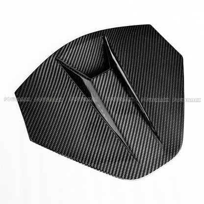 Dry Carbon Fiber Roof Camera Cover Trim for 2020+ Chevrolet Corvette C8 Stingray Z51 Z06 Coupe (2LT 3LT)