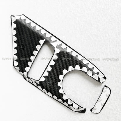 Dry Carbon Fiber Multimedia Screen Panel Trim Cover for 2020+ Chevrolet Corvette C8 Stingray Z51 Z06 Coupe Convertible