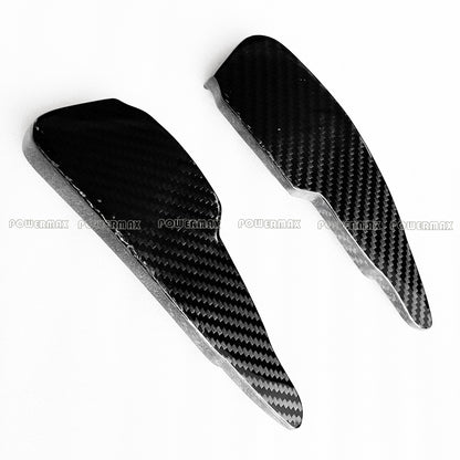 Dry Carbon Fiber Steering Wheel Paddle Shifter Extensions for 2020+ Chevrolet Corvette C8 Stingray Z51 Z06 (Pair)