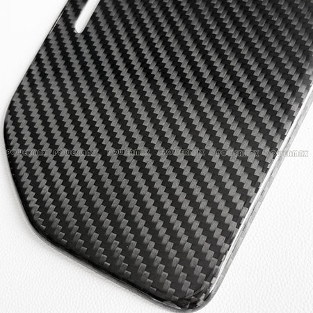 Dry Carbon Fiber Cup Holder Cover Panel Trim for 2020+ Chevrolet Corvette C8 Stingray Z51 Z06 Coupe Convertible