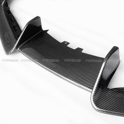 Dry Carbon Fiber AD Style Front Bumper Spilitter For Toyota Supra A90/A91 MKV