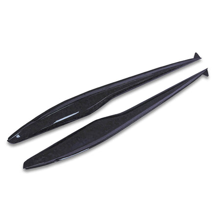 DRY CARBON FIBER Side Skirts For 23-Up Corvette C8 Z06 Factory Panel Extensions