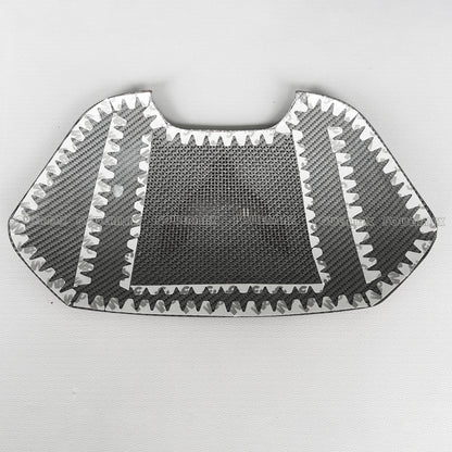 Dry Carbon Fiber Rear Center Speaker Cover Trim for 2020+ Chevrolet Corvette C8 Stingray Z51 Z06 Coupe