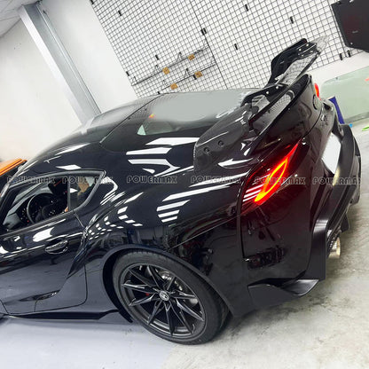 Wet/Dry Carbon Fiber AD Style Rear Bumper  Wing For Toyota Supra A90/A91 MKV 2020+