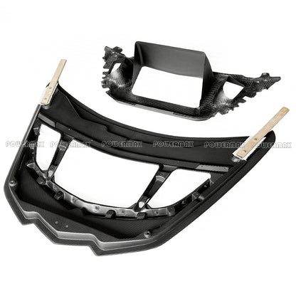 For 2020+ Chevrolet Corvette C8 Z06 E-Ray ZR1 ZR1 Style Dry Carbon Fiber Front Engine Hood Bonnet