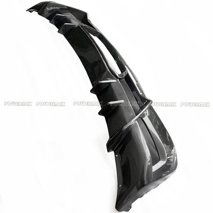For 2023+ Chevrolet Corvette C8 Z06 RV2 Style Carbon Fiber Rear Diffuser Bumper Lip