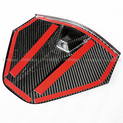 Dry Carbon Fiber Roof Camera Cover Trim for 2020+ Chevrolet Corvette C8 Stingray Z51 Z06 Coupe (2LT 3LT)