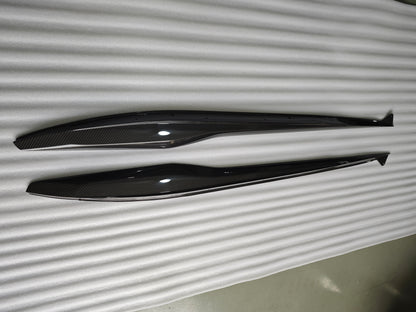 DRY CARBON FIBER Side Skirts For 23-Up Corvette C8 Z06 Factory Panel Extensions