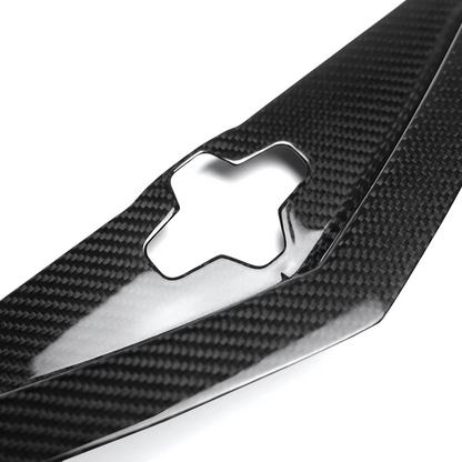 Dry Carbon Fiber Front Trunk Frunk Cover Trim Replacement for 2020+ Chevrolet Corvette C8 Stingray Z51 Z06 Coupe Convertible