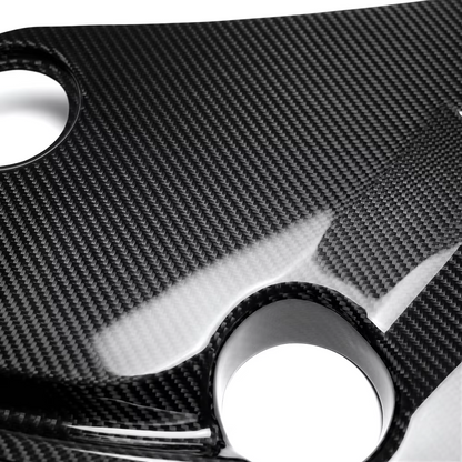 Dry Carbon Fiber Front Trunk Frunk Cover Trim Replacement for 2020+ Chevrolet Corvette C8 Stingray Z51 Z06 Coupe Convertible